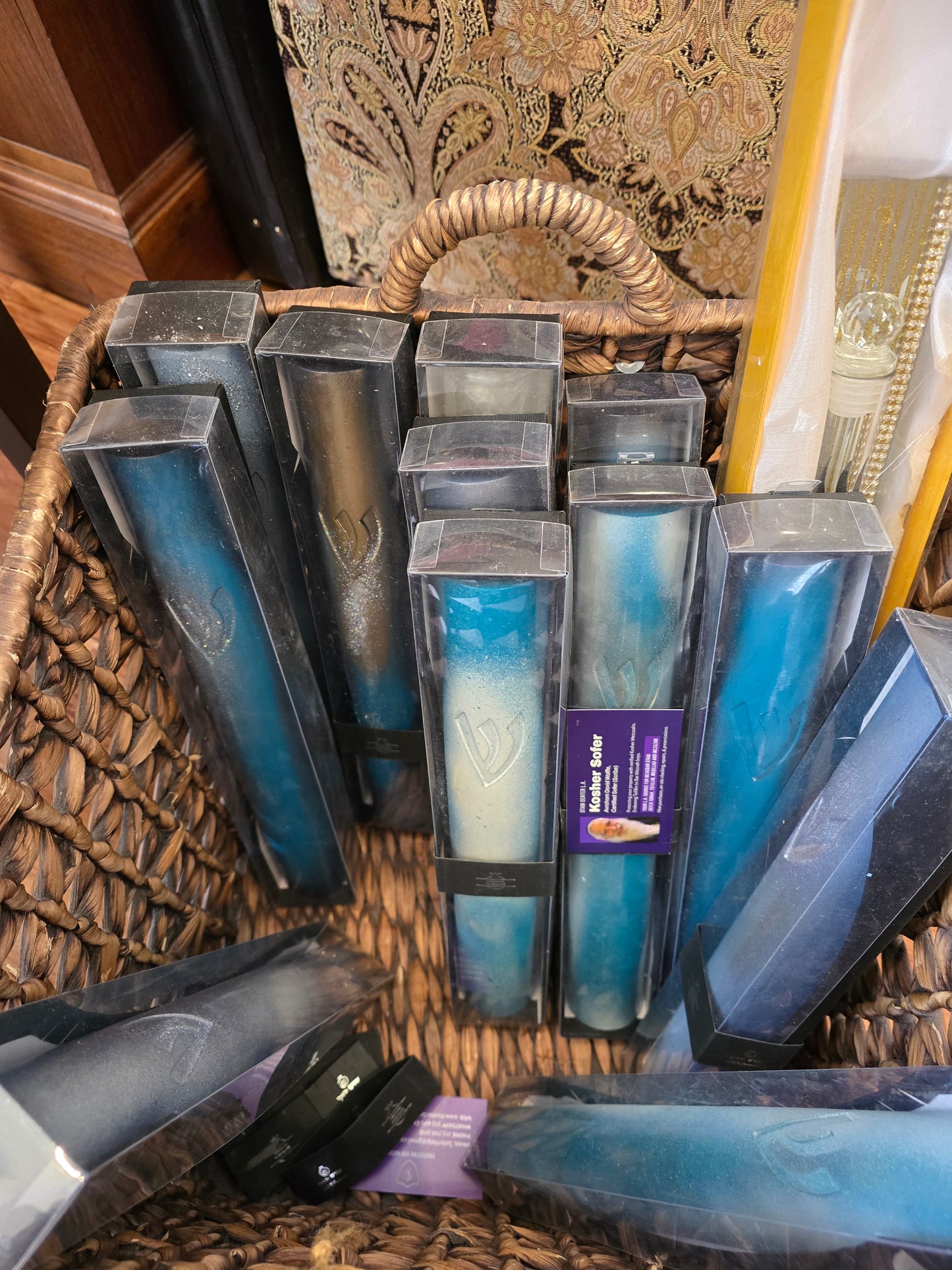 Mezuzah Cases hand painted 30 centimeters