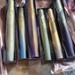 Mezuzah cases unique art hand-painted 30 cm. Extra large.